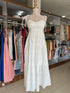 Summer Elegant Embroidered Long Tiered Dress